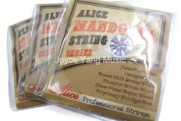 mandolin strings UK - 3 Sets of Alice AM06 Mandolin Strings Nickel-Plated Steel&85 15 Bronze Wound Strings 1st-4th 010-034 Free Shipping Wholesales