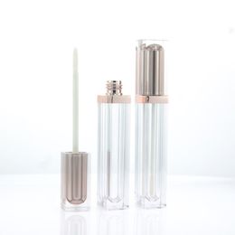 6ML Lipgloss Wand Tubes Rose Gold Silver Empty Cosmetic Containers Lipgloss Packaging Lip Gloss Containers Tubes 10pcs 30pcs