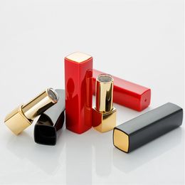 12.1mm Professional Pressed Lipstick Tube, Square Cosmetic Lip Beauty Makeup Lip Balm Container, Lip Rouge Bottle F2223