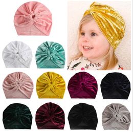 New Unisex Baby Cap Beanie Boy Girl Toddler Infant Children Velvet Soft Cotton Cute Hat Kids Newborn Cap