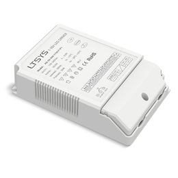 Freeshipping New 0-10V Led Dimming Driver CC constant current AC100-240V input 500-1750mA 50W 0-10V Push Dim 10V PWM Dimmable Driver