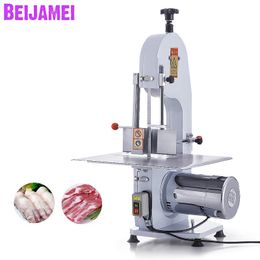 BEIJAMEI automatic bone saw machine/1500w electric meat cutter grinder/frozen fish cutting machine for restaurant