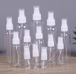 perfume bulk Australia - 2020 Empty Transparent Plastic Spray Bottle Atomizer Pumps For Essential Oils Travel Perfume Bulk Portable Makeup 15ML 30ML 50ML 60ML 100ML