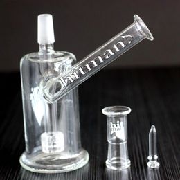 New Real Image Hitman Mini Glass Bongs Hookahs Oil Rigs Birdcage Inline Perc Smoking Pipe Dab Rigs Water Pipes Bong with 14mm Male Joint