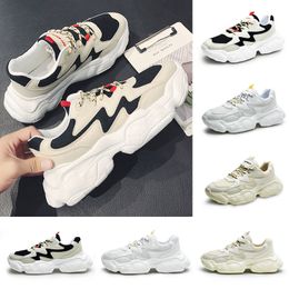 wholesale mens running shoes cool black white fashion creepers dad high quality men women running trainer sports sneakers 3944