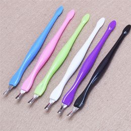 Stainless steel cuticle pusher nail manicure tool trimming dead skin fork trimmer trimmer horny remover SZ250 8.10