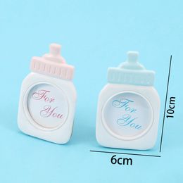 Baby Bottle Shape Plastic Photo Frame Home Decor Baby Shower Gift Photo Collection Sweet Kids Birthday Supplies Room Decorations