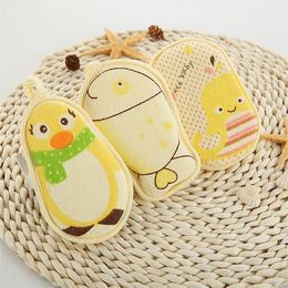 Cute Cartoon Newborn Baby Shower Bath Sponge Kids Bath Brushes Cotton Rubbing Body Wash Child Brush Bath Brushes