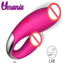 Female G Spot Wireless Vibrator For Couple 100 Metre Remote Double Clitoral Vibrator Adult Silicone Massager Sex Toy For Woman