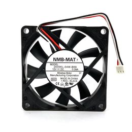 New Original NMB 2806KL-04W-B69 B00 70*70*15MM 7cm DC12V 0.39A Alarm Signal Cooling fan