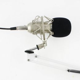 new high quality bm800 professional wired microphones for computer karaoke audio studio vocal rrecording interview mic phantom power