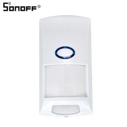 sonoff rf Sconti SONOFF 2 RF PIR Motion Sensor Detector 433MHz WiFi WiFi Wireless Remote Entry Sistema di sicurezza antifurto Anti furto Smart Home Alexa