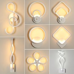 Light wall Modern style bedroom LED wall lights living room wall lighting indoor lamps warm white light and cold white light