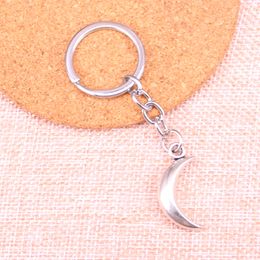 New Keychain 31*14mm moon Pendants DIY Men Car Key Chain Ring Holder Keyring Souvenir Jewelry Gift