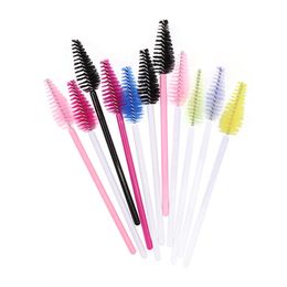 New 20pcs/bag Disposable Eyelash Brushes Makeup Brush Mascara Applicator Wand Eye Lashes Eyebrow Brushes Maquiagem