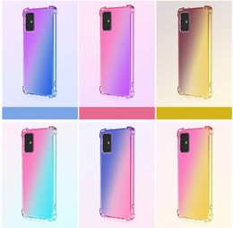 Gradient color mobile phone case for Samsung s11 plus anti-fall s11 mobile phone case Note10 M30S dhl free
