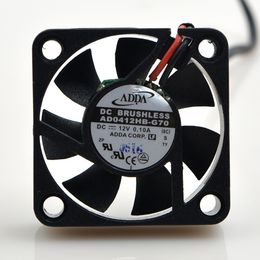 original ADDA AD0412HB-G70 0.10A mute axial case small micro mini cooling fan 4010 4CM 40mm