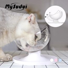 MySudui Anti-Slip Cats Bowl For Dogs Pet Dish Rounded Separable Cat Water Dispenser Cats Bowls Feeders Mascotas Dla Psa