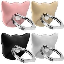 Cat Ear Finger Ring Mobile Phone Smartphone Stand Holder Mount Support for IPhone IPad Xiaomi All Smart Phone Randomly