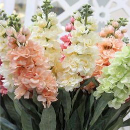 Hyacinth Violet Flower Fake Silk Artificial Flowers Mariage Birthday Party Bridal Floral Home Decoration Ornamental Flores GB138