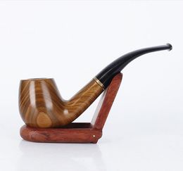 High-grade sandalwood filter pipe bend sandalwood portable process with ring hammer pipe