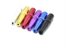 New Mini Torpedo Metal Pipe 2026 Multicolor Bullet Snuff Pot Pipe