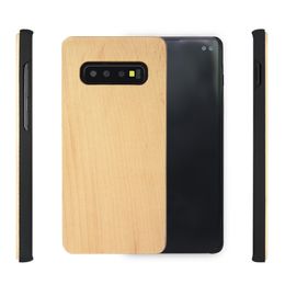 For Samsung Galaxy S10/S10PLUS/Note9/Note8 Wood Case Mobile Phone Cover Wooden Bamboo Back Shell For Galaxy S9/S9PLUS/S8/S7 Free DHL