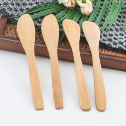 Wood Butter Cream Knife Wooden Spreader Scraper Tableware with Thick Handle Butter Jam Tool Friendly Wood Cheese Knife