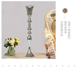 New metal style Table Wedding Centrepiece Event Road Lead Flower Rack For Home Decoration best0879