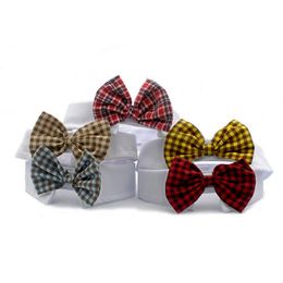Pet Cat Dog Bow Tie Grooming Products Fashion Puppy Collars Adjustable Bowtie Grooming Tie Accessories yq01248