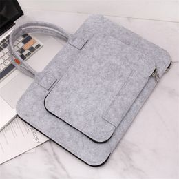 factory direct felt bag portable felt computer bag notebook liner bag customizable felt bag