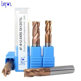 AL-2E-D6.0 Flat End Mill 2-flute 6MM Tungsten Steel Milling Cutter L50MM