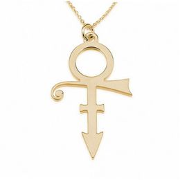 10Pcs_Prince Symbol Frauen Feminist Venus-Charme-Anhänger Halskette weiblicher Mode-Schmuck bestes Geschenk für Damen