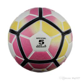 2017 New Football Size 5 Trainning Soccer Ball Anti-slip Football PU Match Soccer Ball Free Shipping