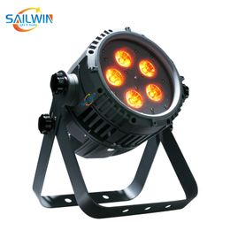 outdoor IP65 waterproof 5x18w 6in1 RGBWAU stage events led par can light