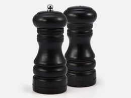 Wooden Salt and Pepper Mills Black Pepper Grinder Salt Set Kitchen Seasoning Tank Household Kit SN2083