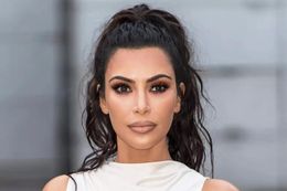 Celebrity Kim Kardashian wavy ponytail hairpiece wraps clip on natural wave drawstring ponytail hair extension natural hairstyle 120g