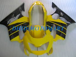 Injection Customised Fairing set for HONDA CBR600F4 99 00 CBR600 F4 1999 2000 CBR 600 F4 600F4 CBR600 yellow black Fairings body kit HP59