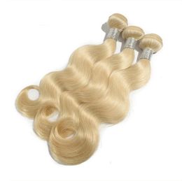 brazilian body wave blondehair bundles bleached 10 28 inch 100 Colour 613 human hairweave non remy hair