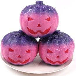 Halloween Decoration Squishy Starry Rainbow Pumpkin Slow Rising Toys Squishies Hand Squeezed Toy 7CM Children Gifts XD20719