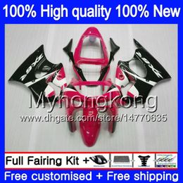 Body For KAWASAKI ZX-6R 6 R ZX-636 ZX600 ZX600CC 1998 1999 Hot Red black 336MY.114 600CC ZX636 ZX6R 98 99 ZX 636 ZX 6R 98 99 Full Fairing