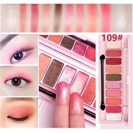 HOLD LIVE Peach Matte Eyeshadow Palette For Red Shadows Korean Makeup Brand Pink Cherry Blossom Glitter Eyes Shadows Palette Kit