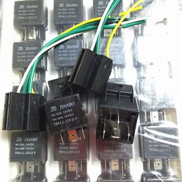 40a relay UK - Free shipping lot (5 pieces lot)100%Original New TIANBO TRV4-L-12V-D-F TRV4-L-12VDC-D-F TRV4-L-DC12V-D-F 40A 14VDC 4PINS Automobile relay