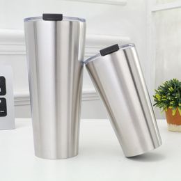 Insulated vacuum Tumbler 16 oz Stainless Steel Water Bottle with Lid Travel Coffee Mug with Splash Proof Lid Outdoor Mug Fedex