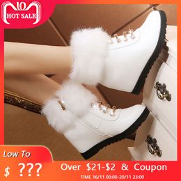 platform boots women wedges ankle boots for women snow boots winter shoes women platform botas plataforma mujer 2018