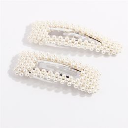 Hair Headbands INS Wind Trendy Romantic Pearl Hairpin Hairs Accessories Headband 2 styles free ship 50