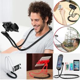 N Flexible Long Arms Lazy Stand Clip Holder for Mobile Phone Tablet PC Desktop Bed