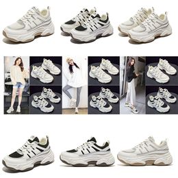 Luxus-Designer-Damen-Old-Dad-Schuhe, dreifach, weiß, schwarz, modisch, atmungsaktiv, bequem, Sport-Turnschuhe, Größe 35–40