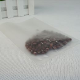 Frosted Transparent Flat bag - 100pcs/11x16cm Matte transparency poly plain pouch, pack Makeup Cotton poly plain sack heat open sealable