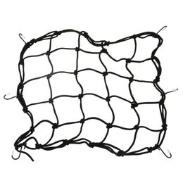 Nouvelle arriv/ée 6 Crochets Moto Tenir r/éservoir de Carburant Maille Filet de Bagages Casque Maille Filet Maille Bungee Maille 5 Couleurs